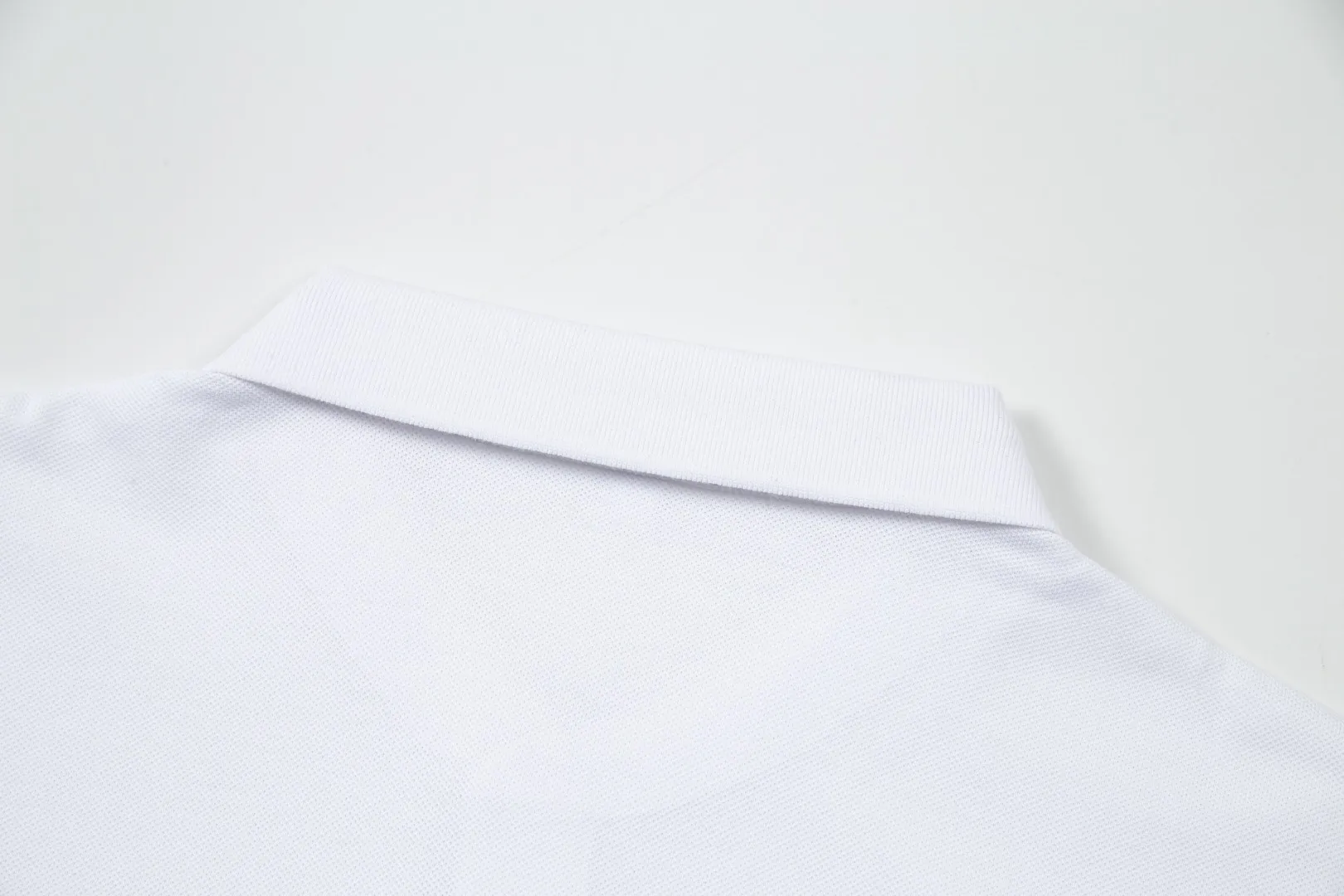 ZEGNA LOGO Polo ， Retro Same Style Versatile : White Black Size：M-3XL